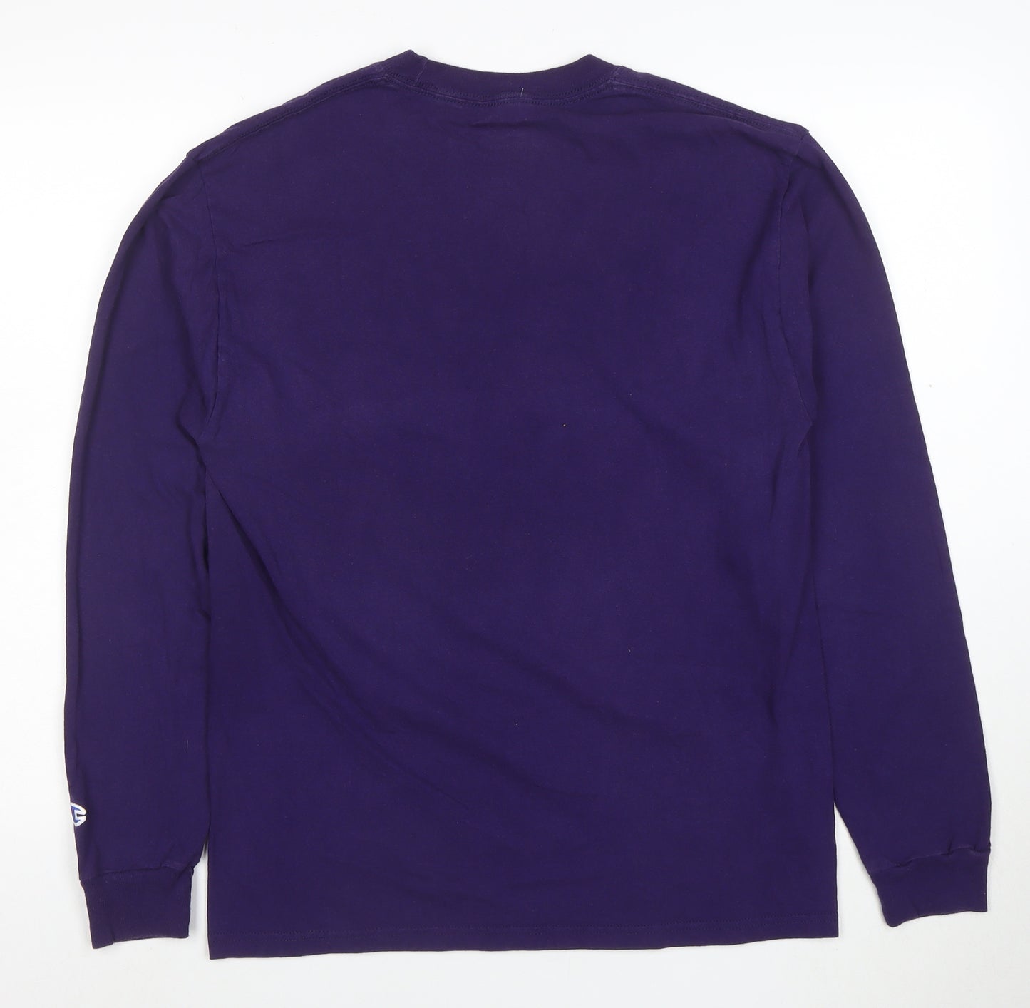 Champion Men's Purple Furman University Long Sleeve T-Shirt Size M