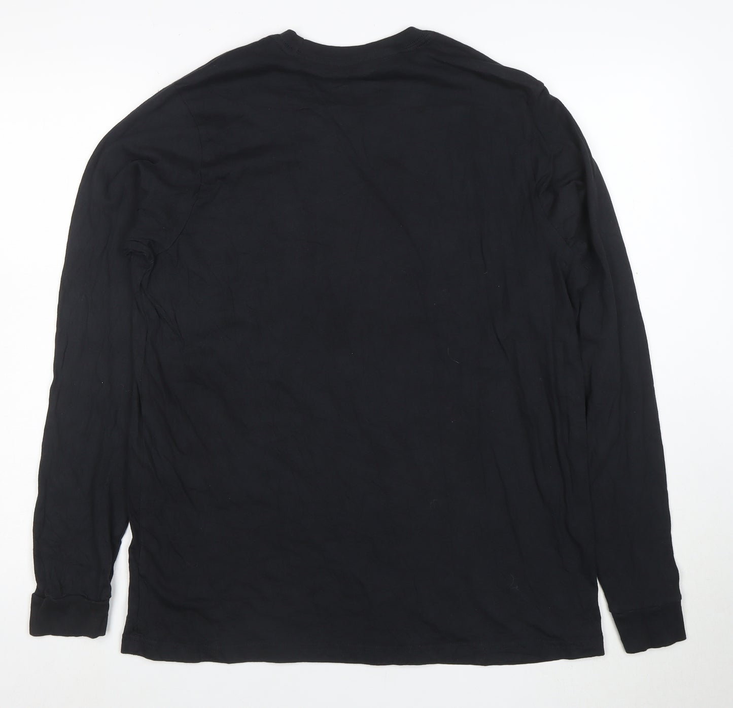 Adidas Men's Black Long Sleeve Softball Amplifier Tee L