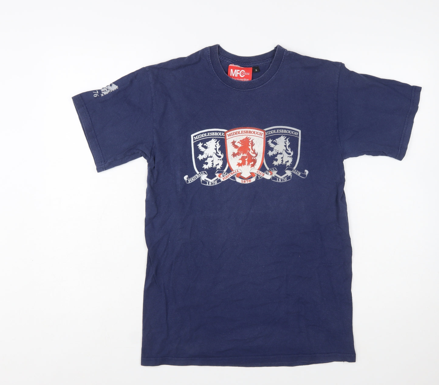 MFC Official Merchandise Men's Navy Short Sleeve T-Shirt Small