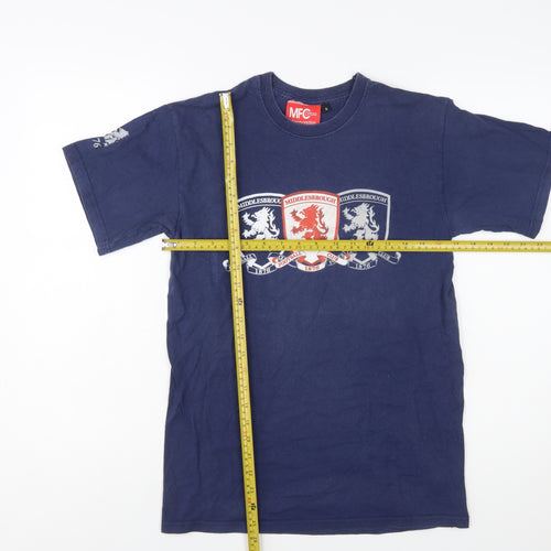 MFC Official Merchandise Men's Navy Short Sleeve T-Shirt Small
