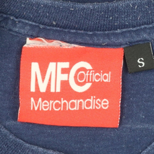MFC Official Merchandise Men's Navy Short Sleeve T-Shirt Small