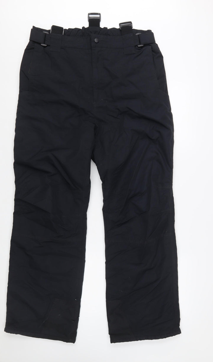 Alpine SnowSport Men's Black L Snow Pants Waterproof Winter
