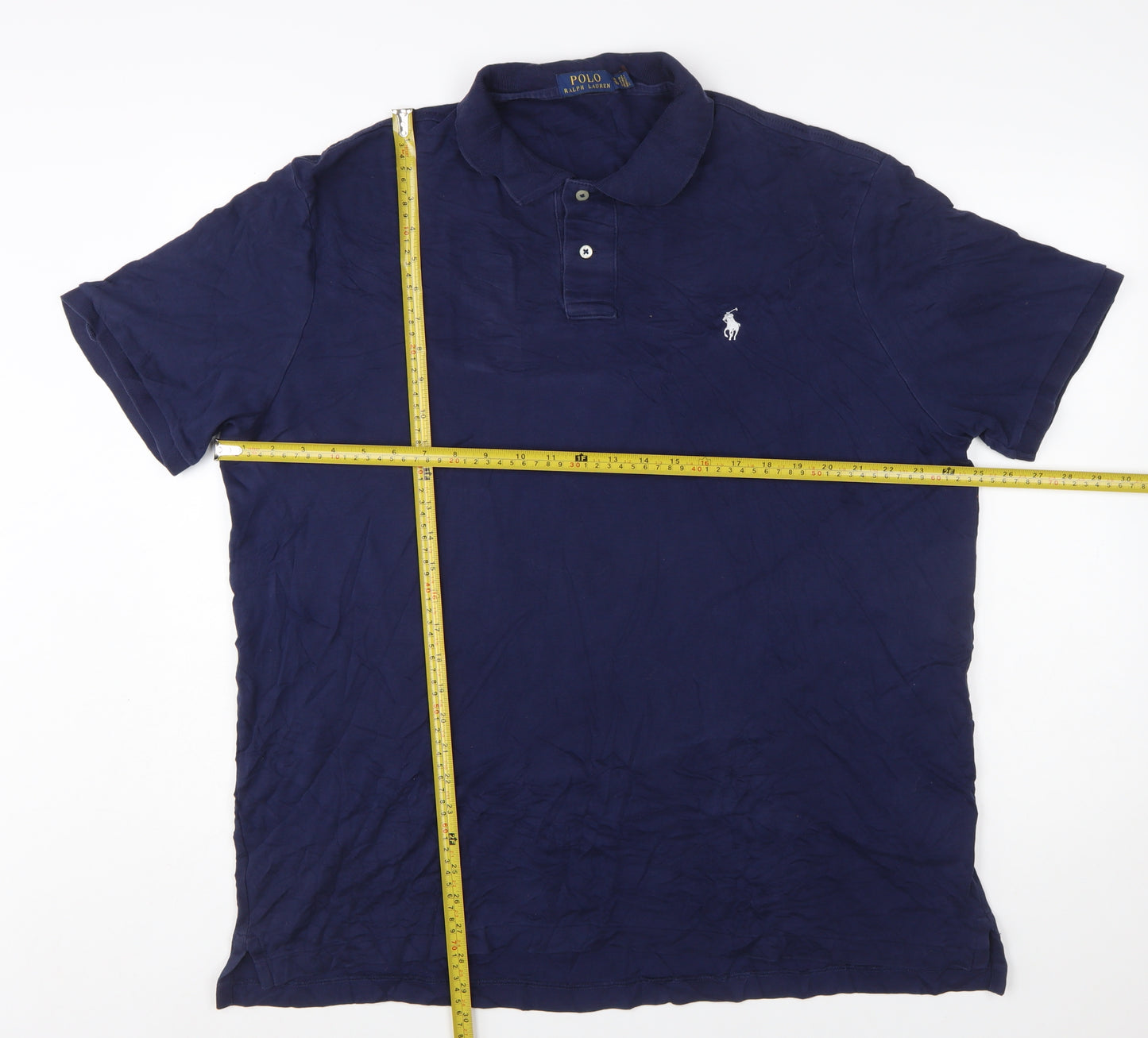 Ralph Lauren Men’s Blue XL Polo Shirt 100% Cotton Classic Fit