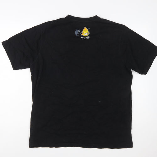 Throttleman Men's Black XXL Shark Graphic Cotton T-Shirt