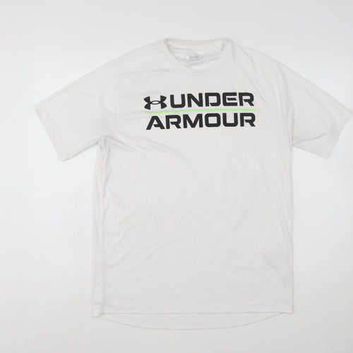 Under Armour Mens White M Basic Performance T-Shirt