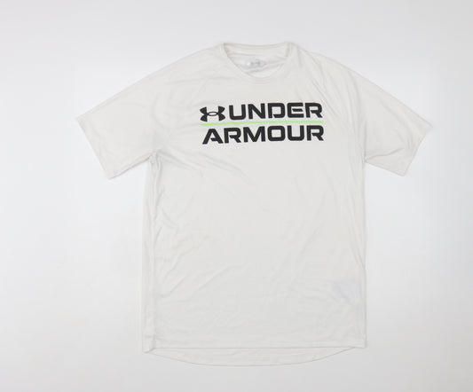 Under Armour Mens White M Basic Performance T-Shirt