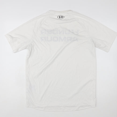 Under Armour Mens White M Basic Performance T-Shirt