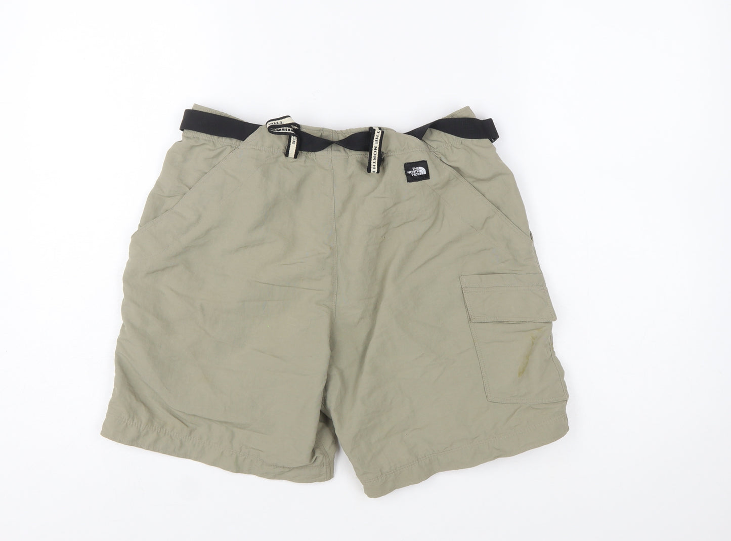 The North Face Womens Beige Cargo Shorts S Lightweight Nylon
