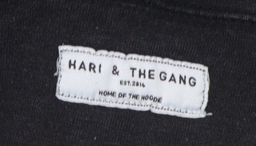 Hari and The Gang Women's Black Tiger Pullover Hoodie Size S