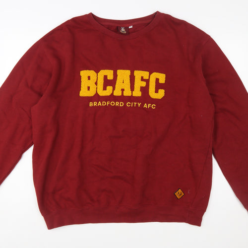 Bradford City AFC Men’s Red 2XL Pullover Sweatshirt