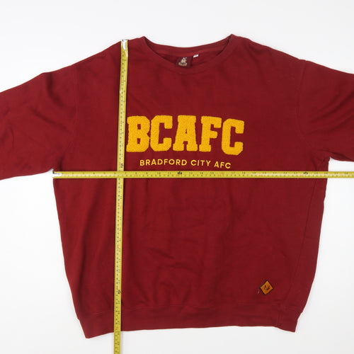 Bradford City AFC Men’s Red 2XL Pullover Sweatshirt