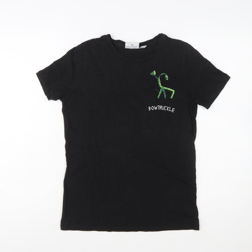 Fantastic Beasts Bowtruckle Women's Black Cotton T-Shirt XS