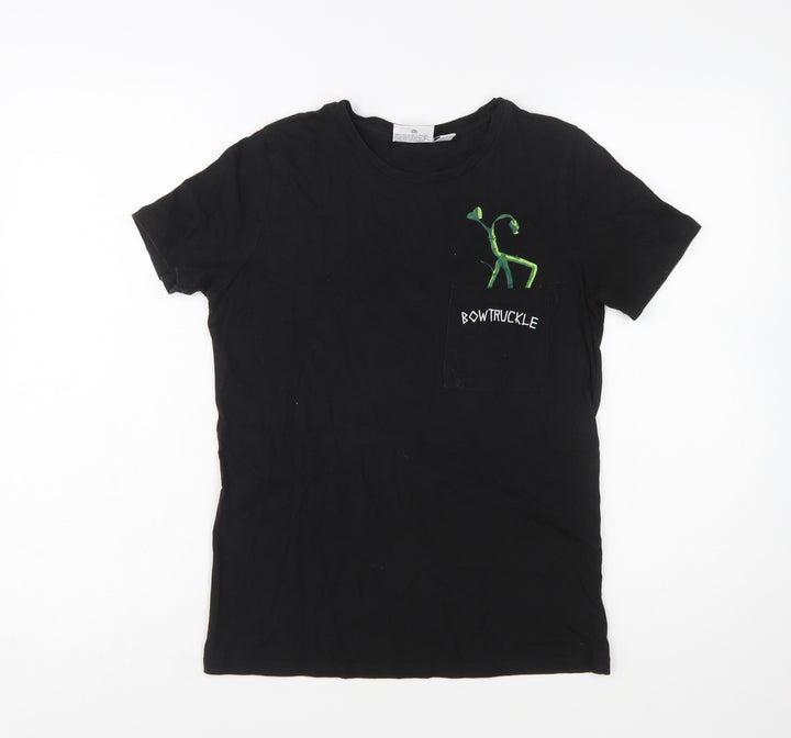 Fantastic Beasts Bowtruckle Women's Black Cotton T-Shirt XS