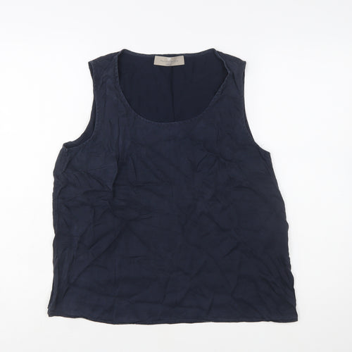 Paul Costelloe Living Studio Women's Blue Viscose Tank Top Size 12
