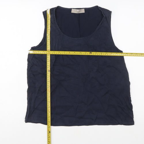 Paul Costelloe Living Studio Women's Blue Viscose Tank Top Size 12