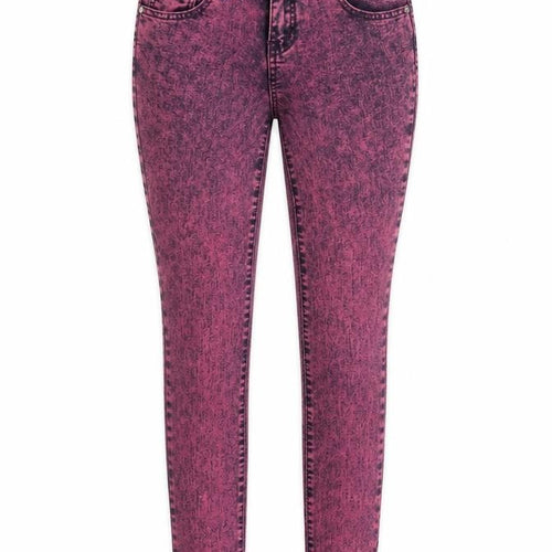 YFI Jeans Women’s Pink Acid Wash Skinny Denim Jeans Size 26