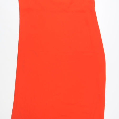 Marks and Spencer Women’s Red One Shoulder Long Sheath Dress Size 18