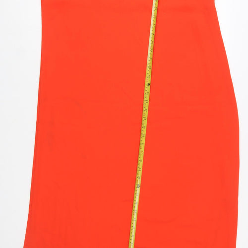 Marks and Spencer Women’s Red One Shoulder Long Sheath Dress Size 18