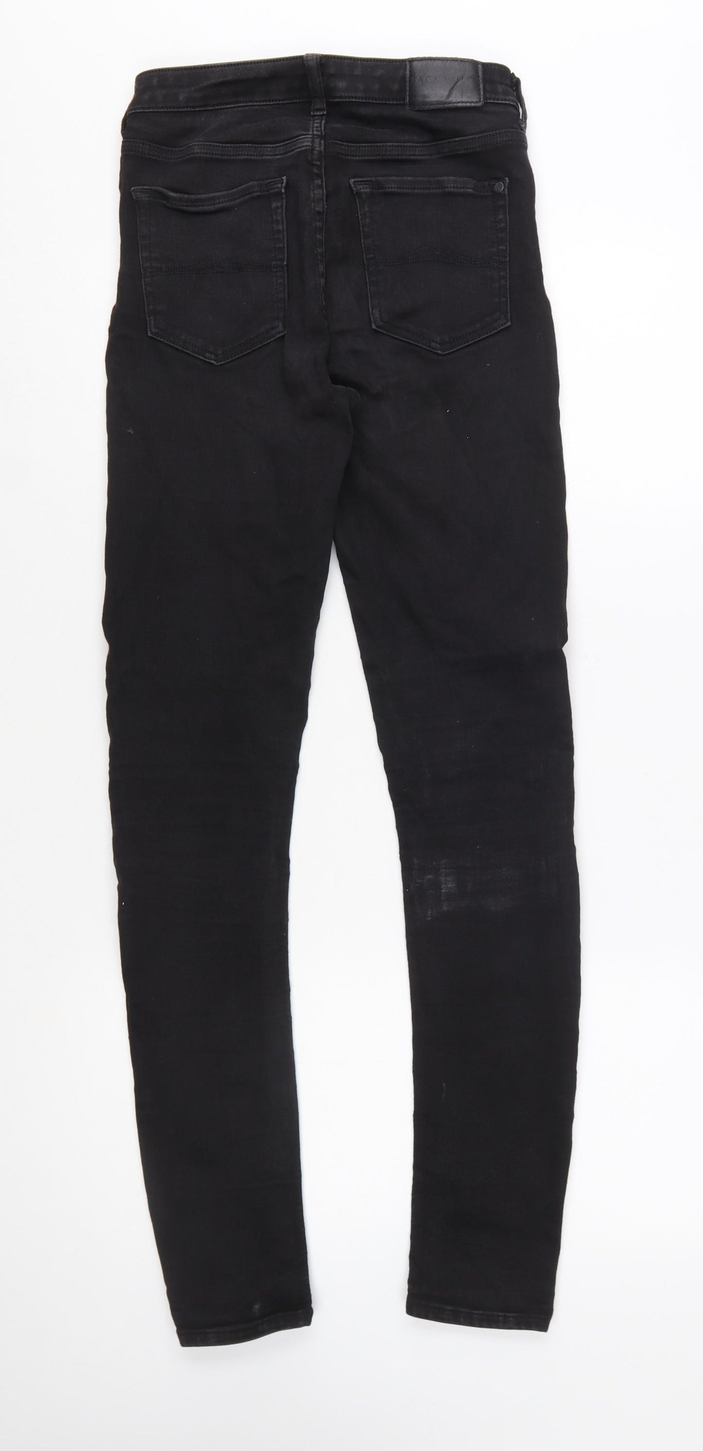 Jack Wills Women's Black Super Skinny Jeans Size 10 28W 30L