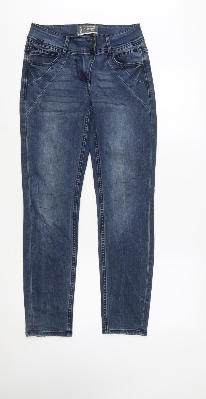 Cecil Womens Blue Skinny Stretch Jeans Size 25 Slim Fit Denim