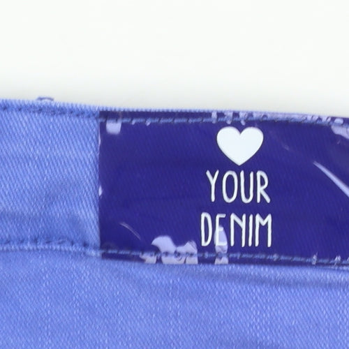 Your Denim Women's Blue Skinny Jeans Size 8 Stretch Mid Rise