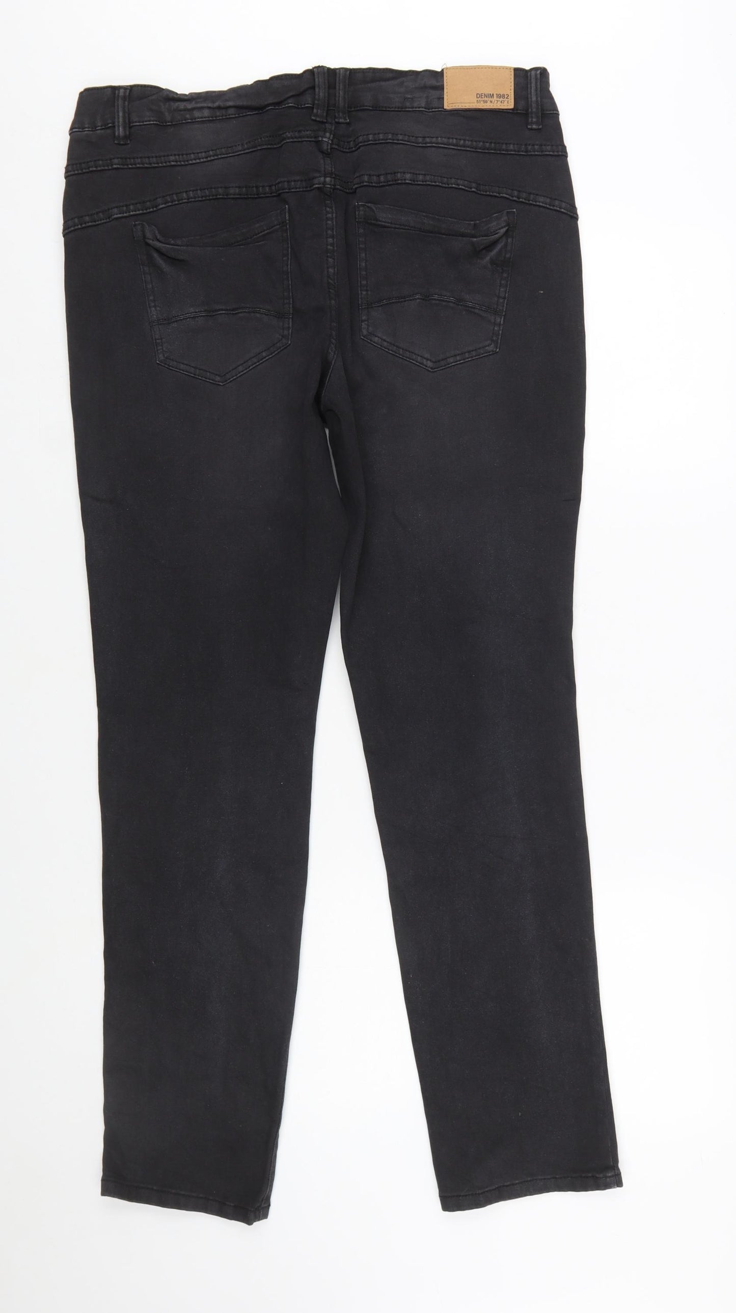 Denim 1982 Vintage Women's Black Skinny Jeans Size 16