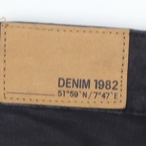 Denim 1982 Vintage Women's Black Skinny Jeans Size 16