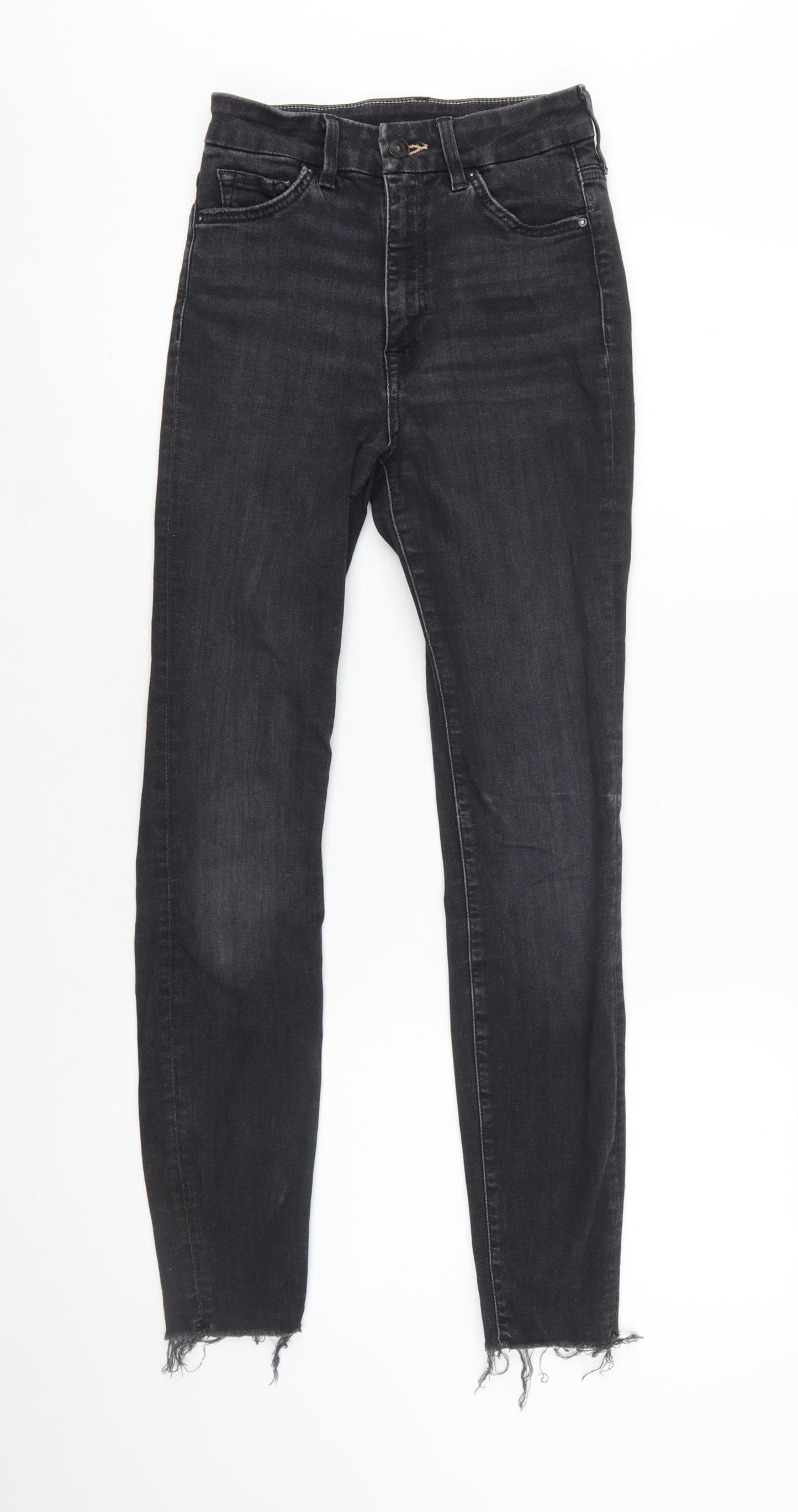 &Denim Women Black Size 26 High Waisted Super Skinny Jeans