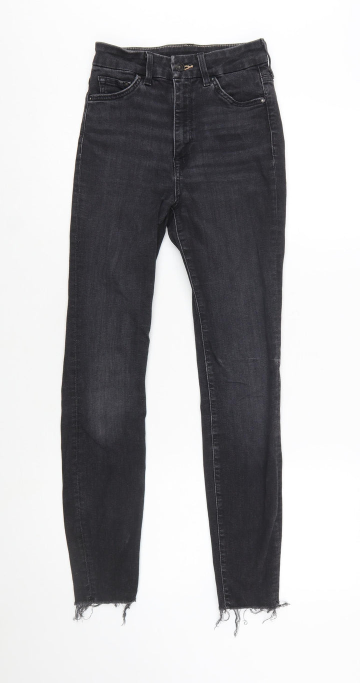 &Denim Women Black Size 26 High Waisted Super Skinny Jeans