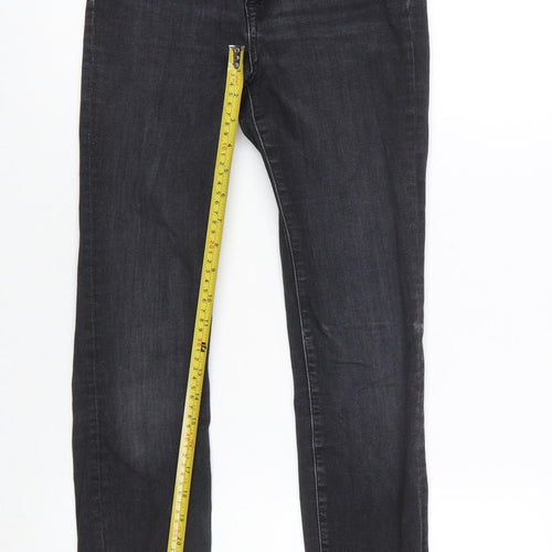 &Denim Women Black Size 26 High Waisted Super Skinny Jeans