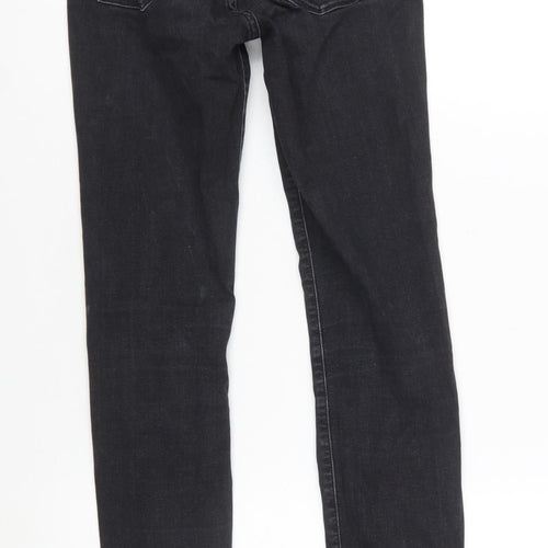 &Denim Women Black Size 26 High Waisted Super Skinny Jeans