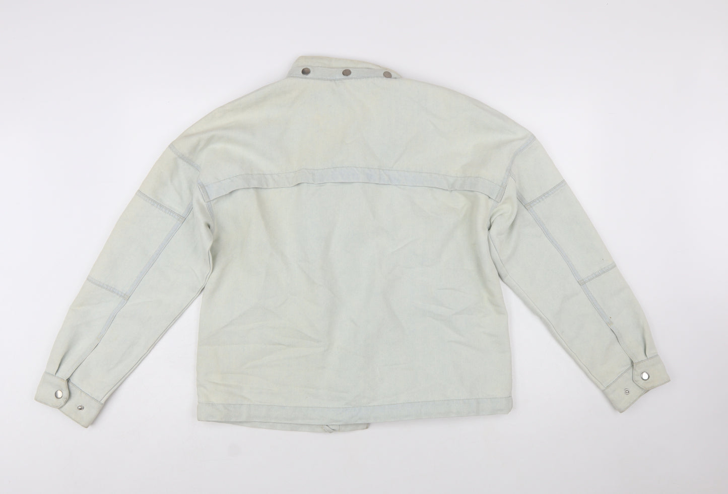 Next Women’s Beige Cotton Motorcycle Jacket Size 14