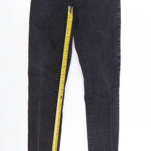 Denim Co Womens Black Skinny Jeans Size 8 Slim Fit Stretch