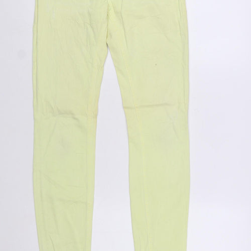Drykorn Women's Yellow Skinny Jeans Size 27 Slim Fit Denim