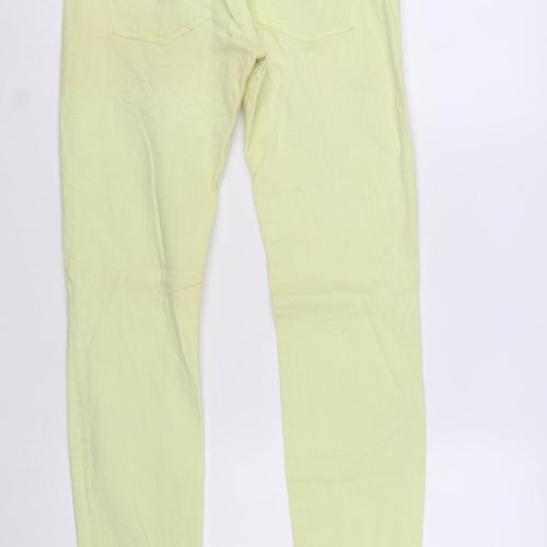 Drykorn Women's Yellow Skinny Jeans Size 27 Slim Fit Denim