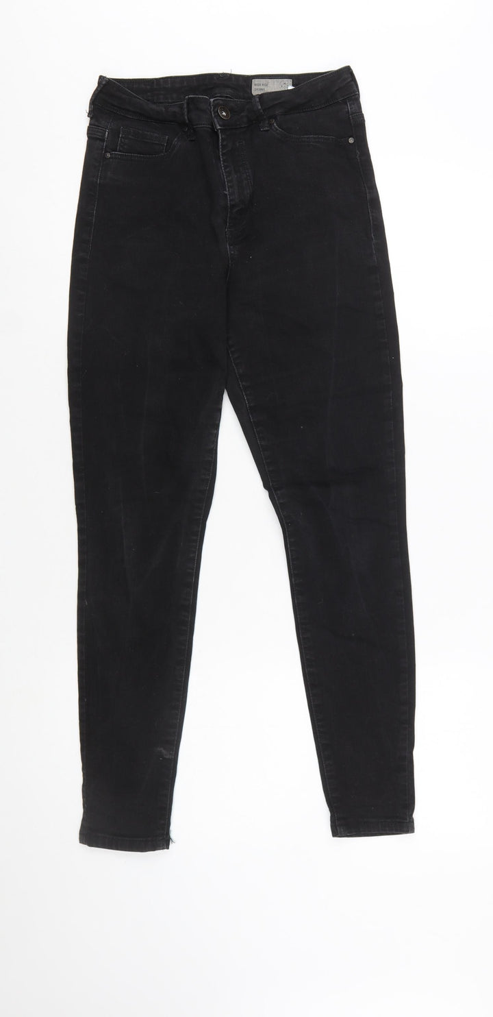 Vero Moda Women’s Black High Rise Skinny Jeans M Slim Fit