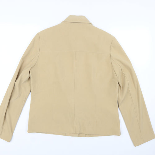 Next Women's Beige Tailored Suit Jacket UK 10 Regular Fit