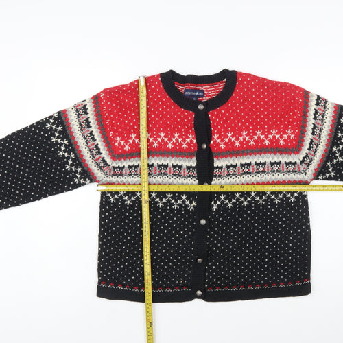 Mountain Lake Women's Multicoloured Fair Isle Cardigan M Wool Blend