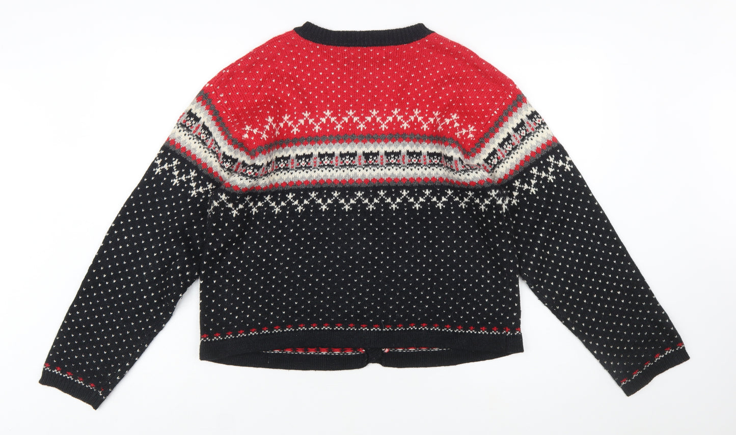 Mountain Lake Women's Multicoloured Fair Isle Cardigan M Wool Blend