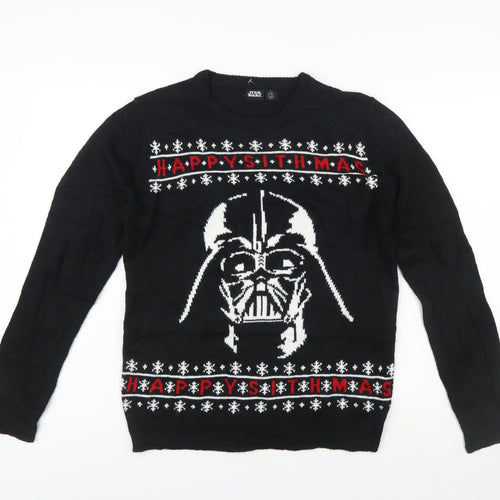 Star Wars Men’s Black Small Darth Vader Christmas Jumper