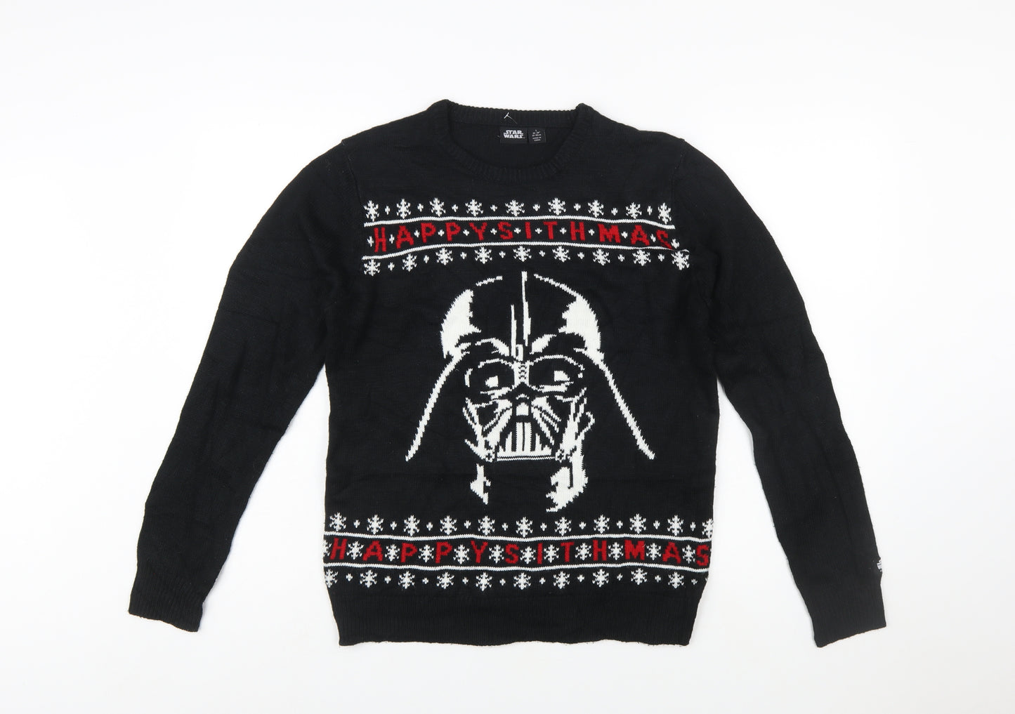 Star Wars Men’s Black Small Darth Vader Christmas Jumper