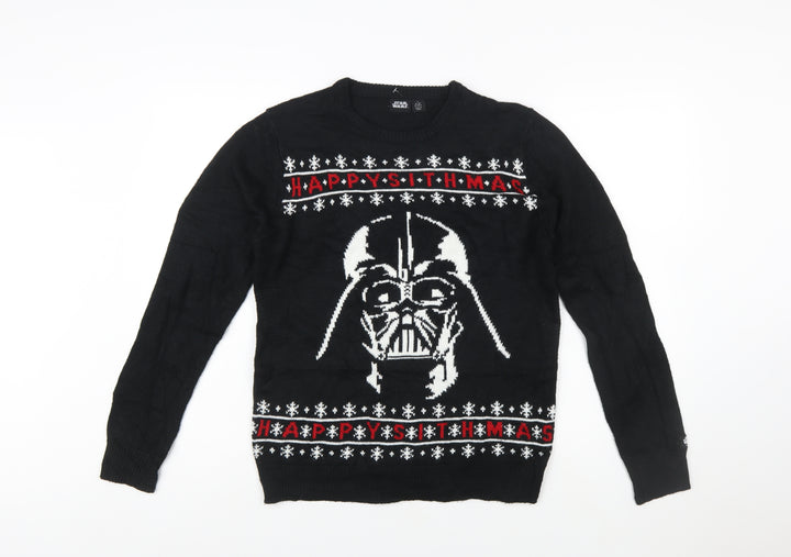 Star Wars Men’s Black Small Darth Vader Christmas Jumper