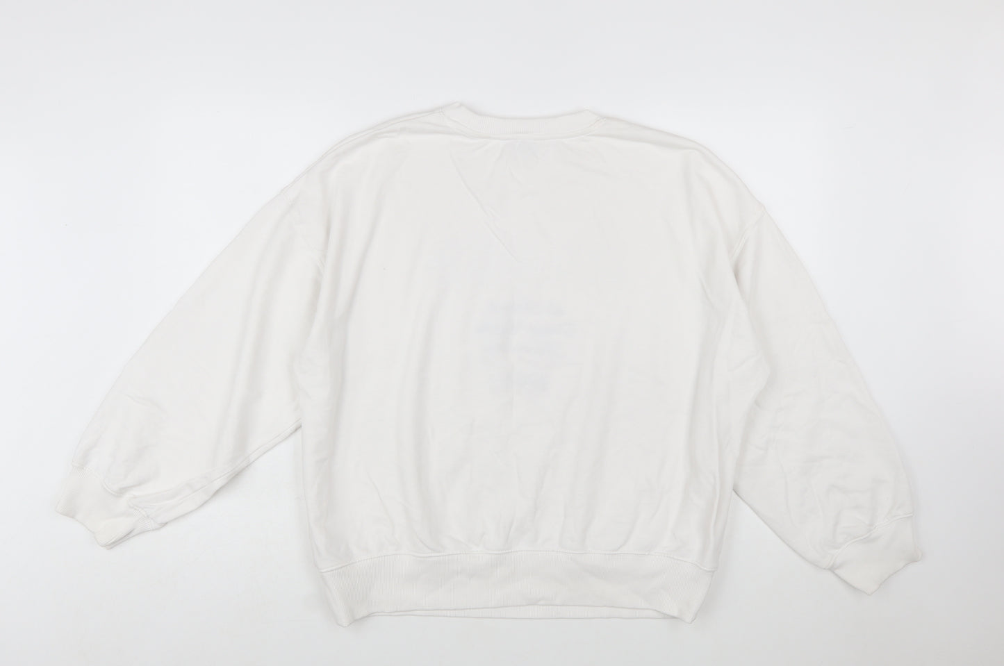 Marks and Spencer Womens Ivory Sweatshirt Medium Paris Print