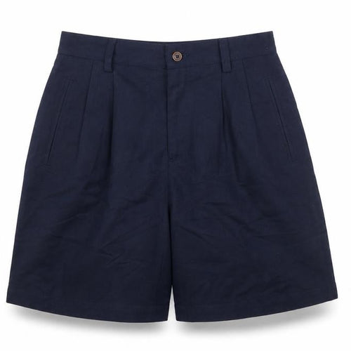 Lizsport Women's Blue Bermuda Pleated Shorts Size 10