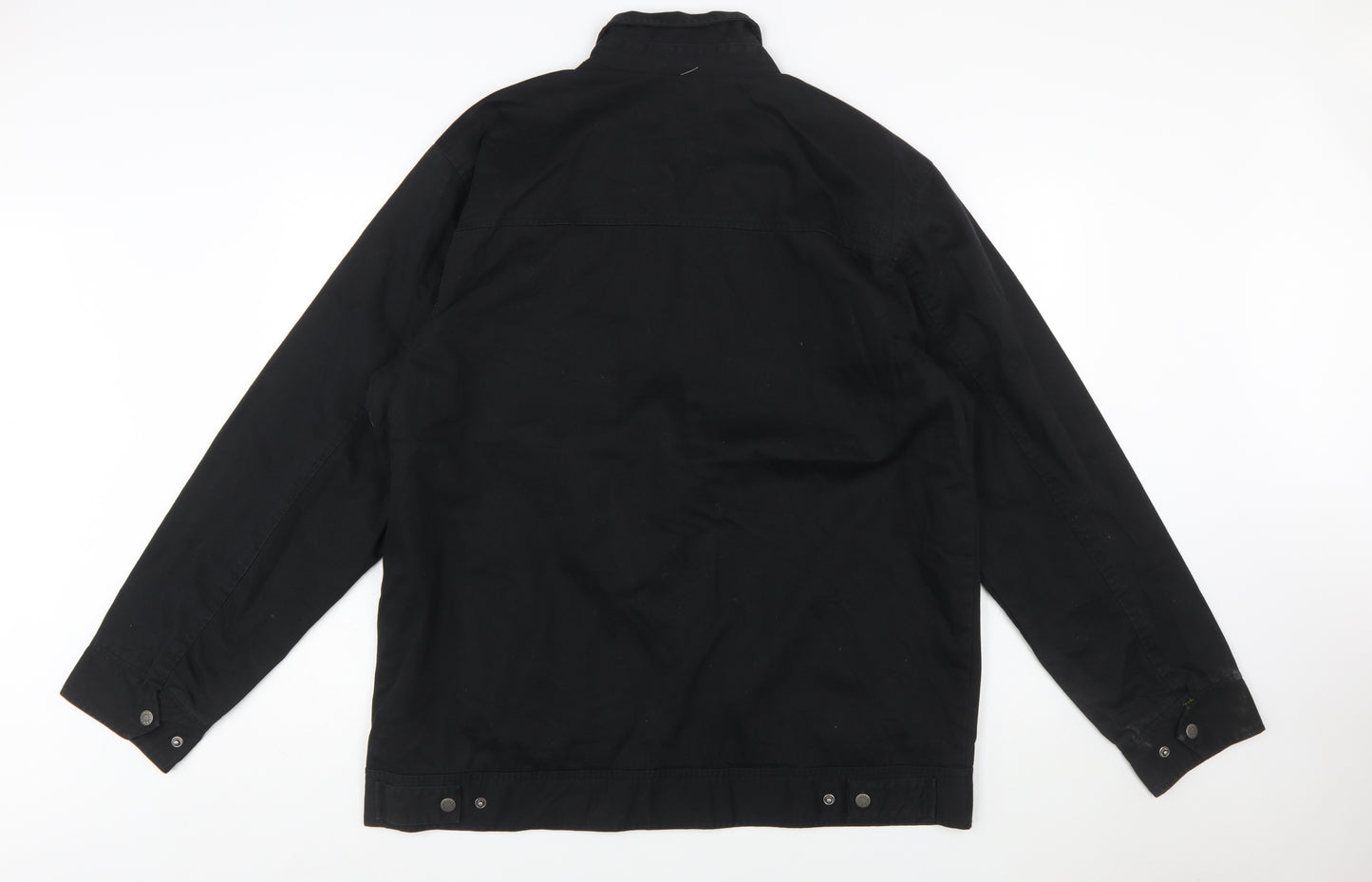 Quiksilver Men’s Black Cotton XL Full Zip Casual Jacket
