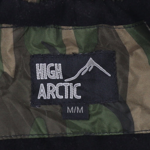 High Arctic Men's Green Camouflage Cargo Trousers Size M