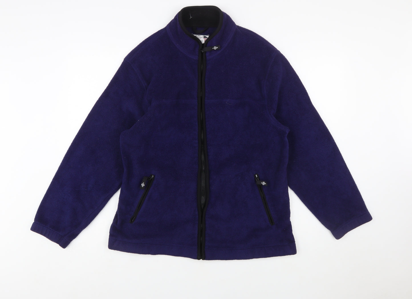 Alpine Tek Men's Blue Fleece Full Zip Outdoor Jacket Size L