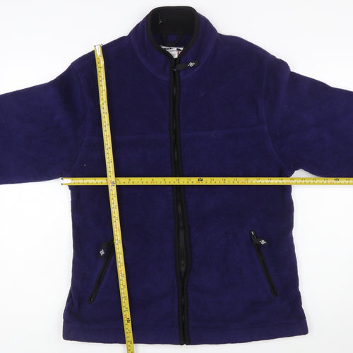 Alpine Tek Men's Blue Fleece Full Zip Outdoor Jacket Size L