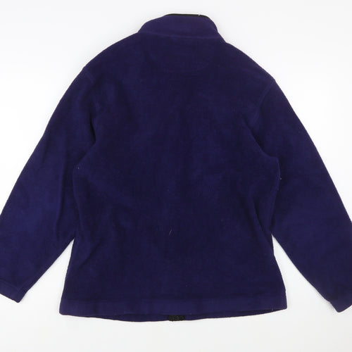 Alpine Tek Men's Blue Fleece Full Zip Outdoor Jacket Size L