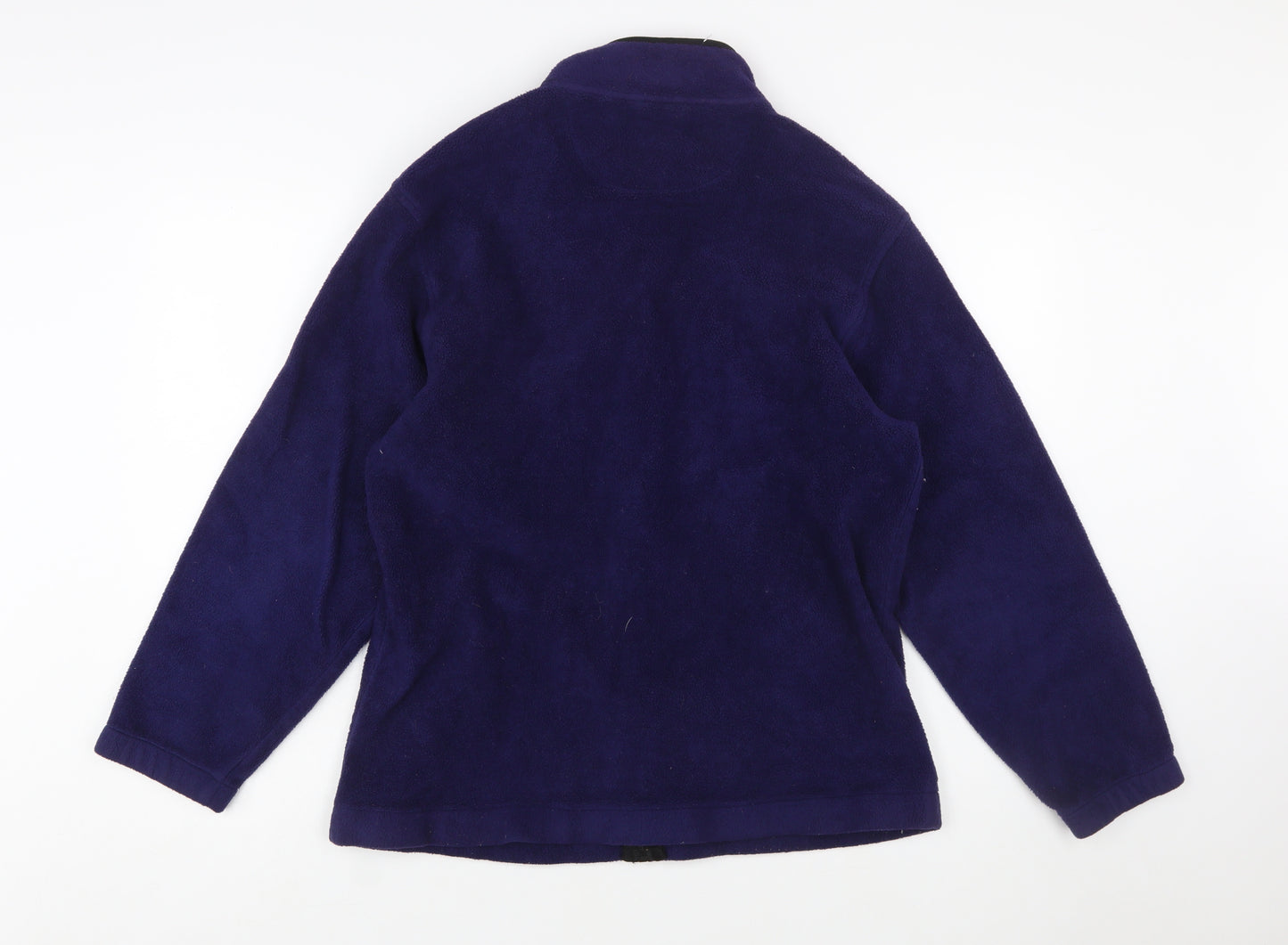 Alpine Tek Men's Blue Fleece Full Zip Outdoor Jacket Size L